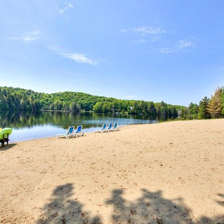 Domaine Chalets Des Pins Rawdon Buitenkant foto